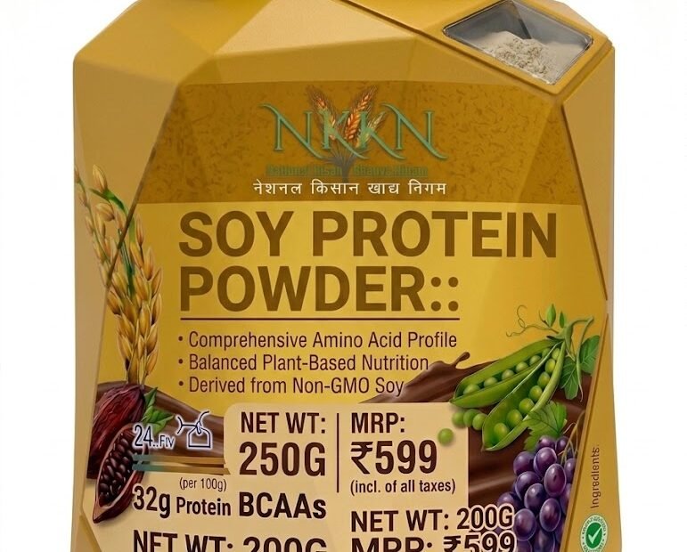 NKKN Brand Soy Protein Powder With Vanilla Flavour