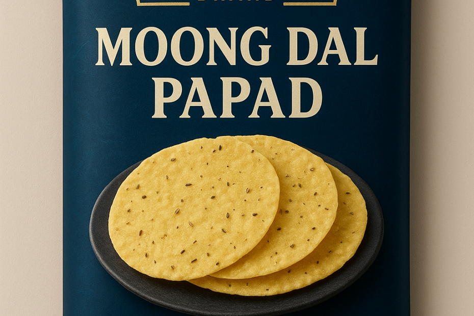 NKKN Brand Moong Dal Papad: A Perfect Blend of Traditional Indian Taste and Premium Quality